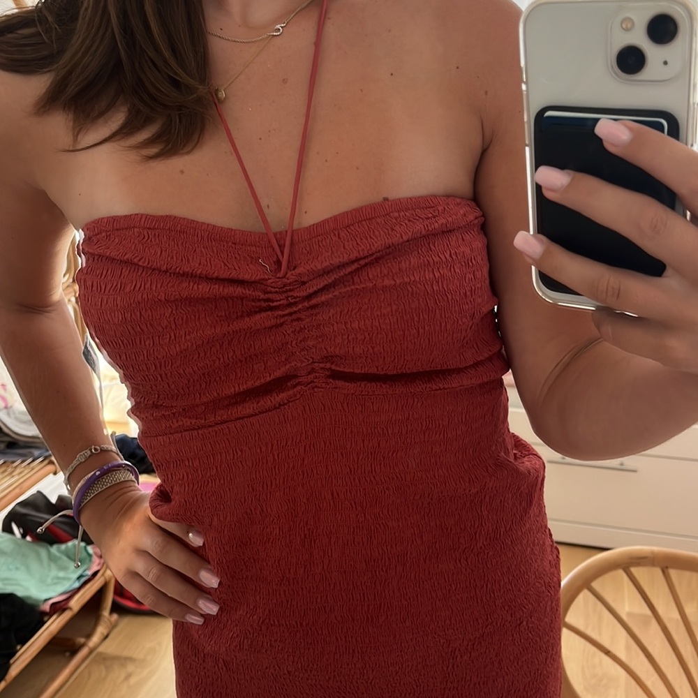 NWT - Red Free People Dress - Picture 3 of 8